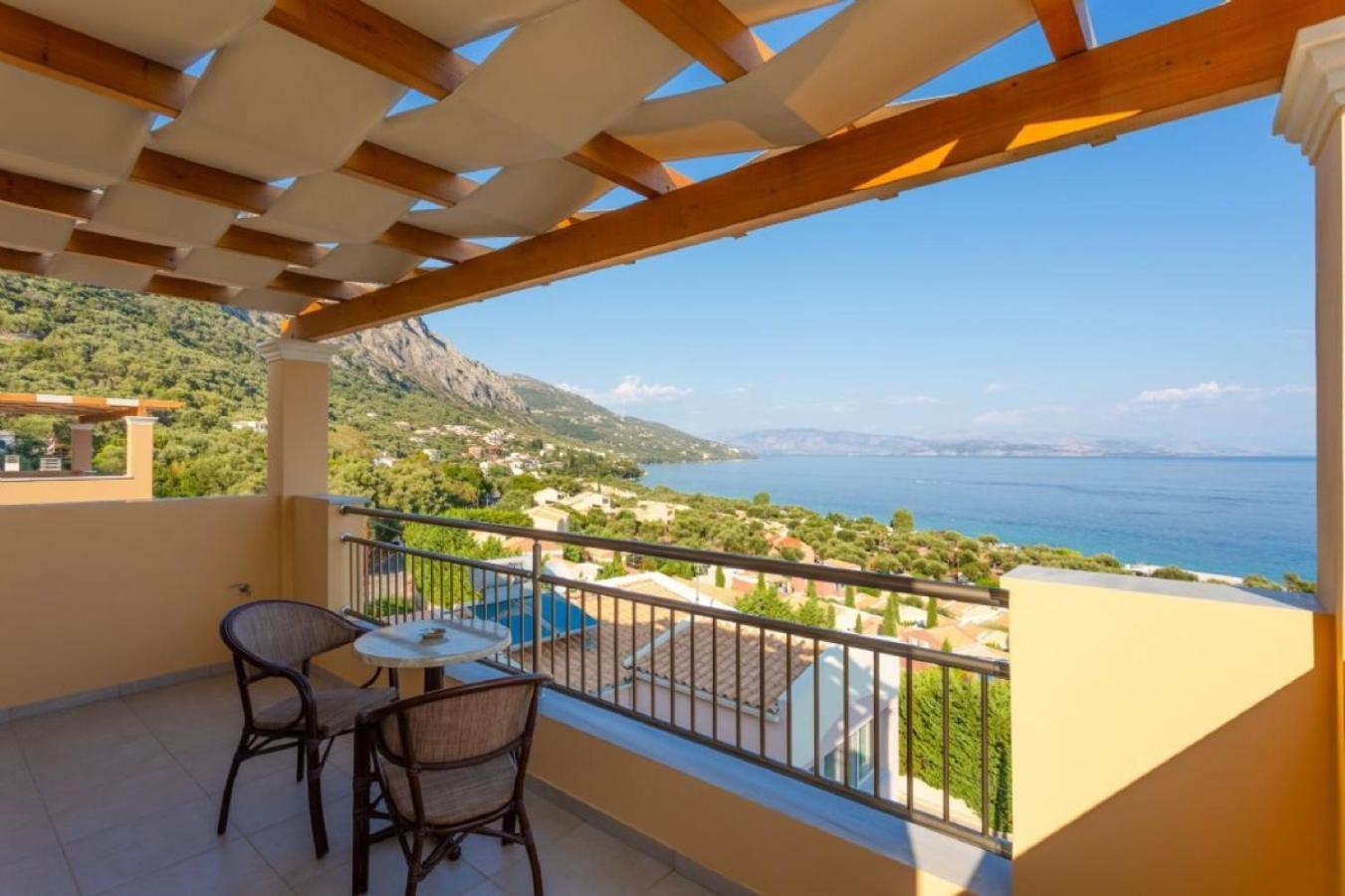 Corfu Sea View Villa - Aurora Barbati Exterior foto
